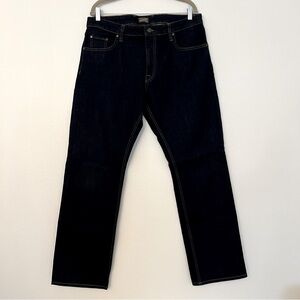 Tecovas Men’s Straight, Western Jeans. Dark Blue Denim. Size 36x32”. 0035.